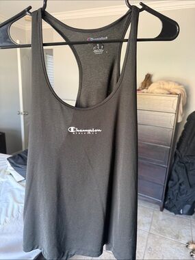 Champion Black Racerback Athletic Tank Top